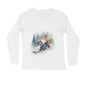 Men's White FS - Santa Claus Print